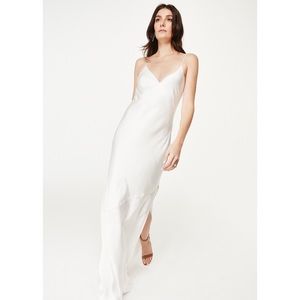 NWT Cami NYC Raven Gown - White